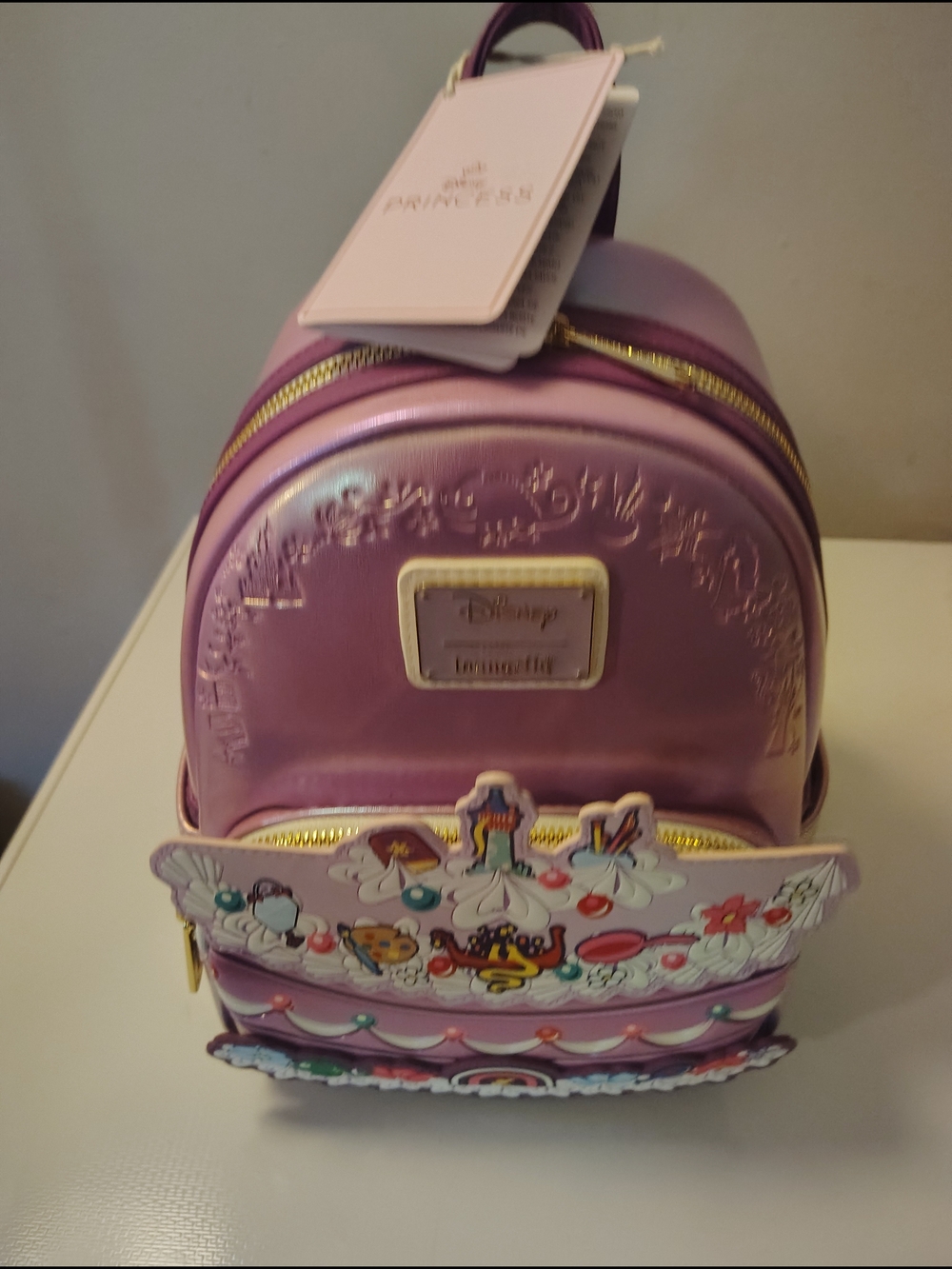 Disney Loungefly Pink Princess Rapunzel Mini Backpack